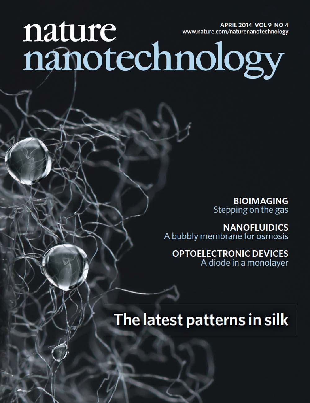 2014 Cover of Nature (Japan), Volume 9, Issue 4